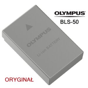 OLYMPUS OM SYSTEM BLS-50 Akumulator do OM-D E-M5 III, OM-5, OM-5 II, E-M10 IV E-M10 III E-M10 II E-M10 E-PL10 E-PL9 E-PL8 E-PL7