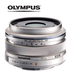 OLYMPUS M.ZUIKO 17mm F1.8 SREBRNY + KURIER 0zł + 4 GRATISY
