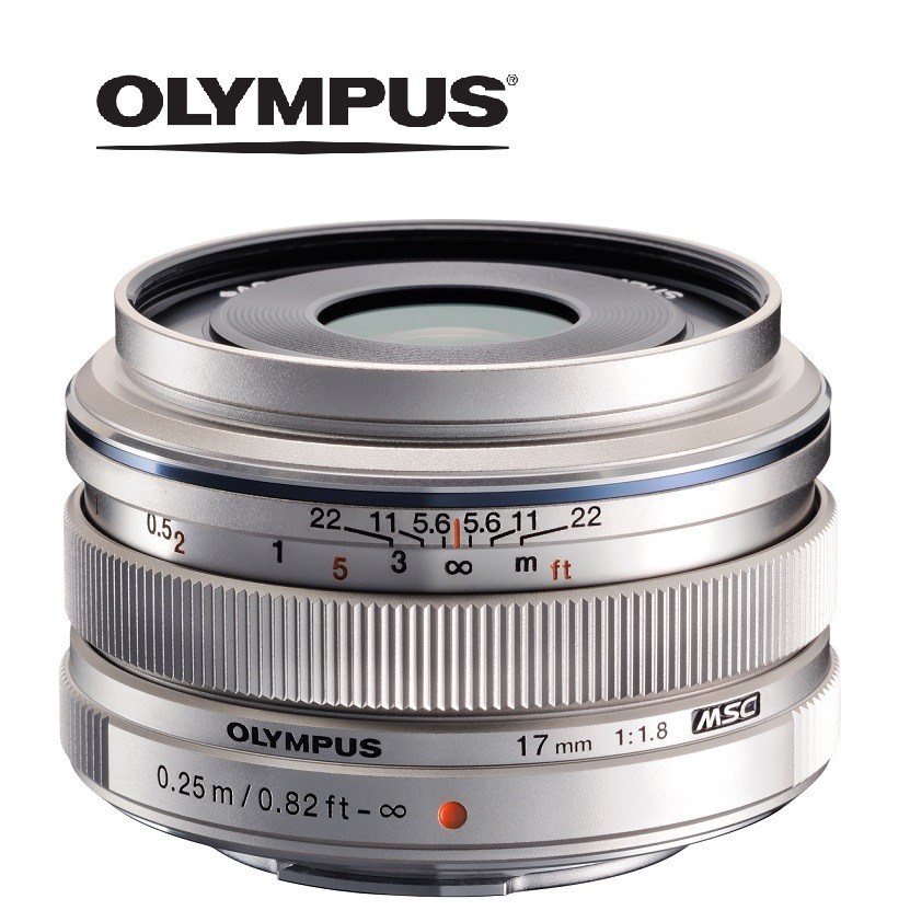 OLYMPUS M.ZUIKO 17mm F1.8 srebrny