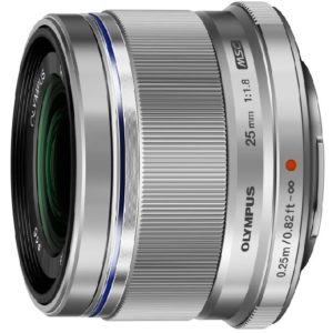 OLYMPUS M.ZUIKO DIGITAL ED 25mm F1.8 SREBRNY + KURIER 0zł + FILTR MARUMI