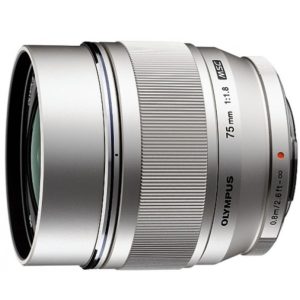 OLYMPUS M.ZUIKO 75mm F1,8 SREBRNY + GRATISY + KURIER 0zł