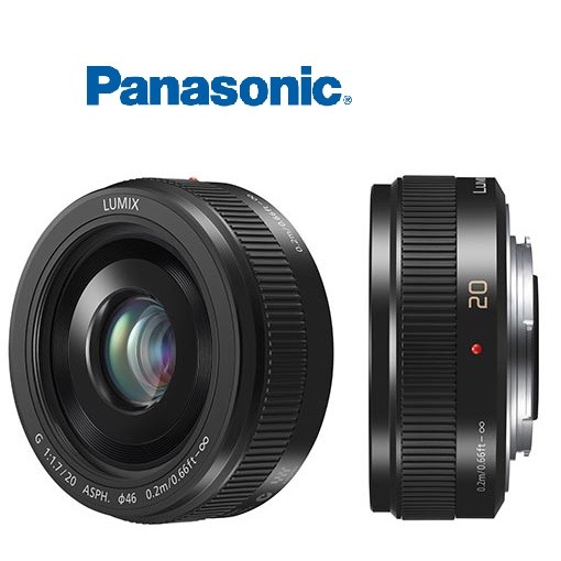 PANASONIC Lumix G 20mm F1.7 II ASPH (Nowy model) CZARNY + KURIER 0zł