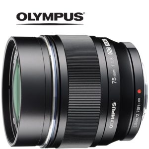 OLYMPUS M.ZUIKO 75mm F1.8 CZARNY + 4 GRATISY + KURIER 0zł
