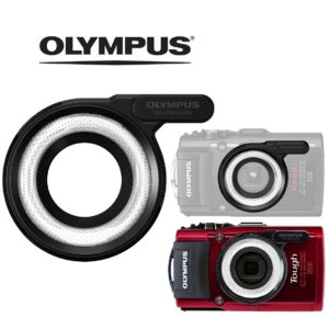 OLYMPUS, OM SYSTEM LG-1 dyfuzor, pierścień LED, przystawka kierująca światło do TG-7 TG-6 TG-5 TG-4 TG-3 TG-2 TG-1