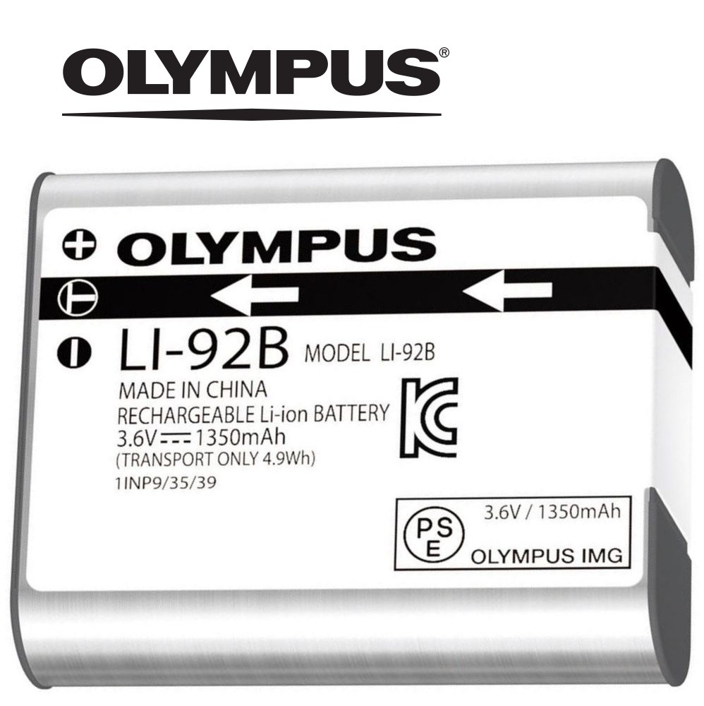 OLYMPUS OM SYSTEM LI-92B Akumulator do TG-7 TG-6 TG-5 TG-4 TG-3 TG-2 TG-1 SP-100EE XZ-2 SH-2 SH-1 SH-60 SH-50 VoiSquare