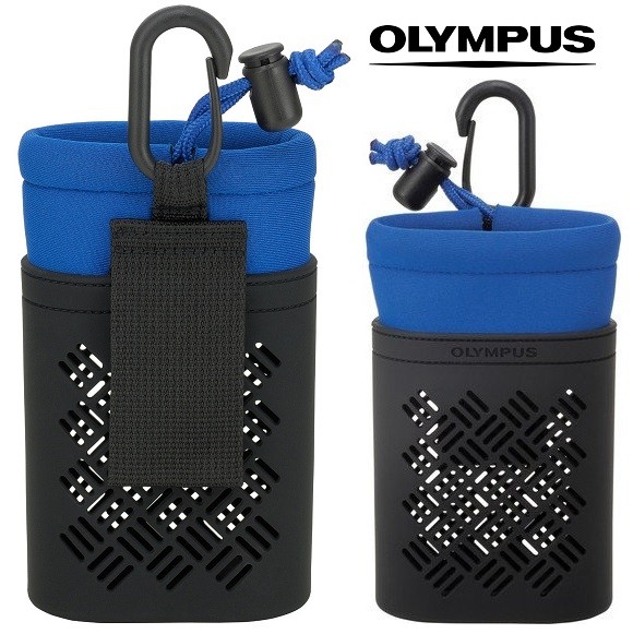 OLYMPUS CSCH-121 uniwersalne NIEBIESKIE etui do TG-7 TG-6 TG-5 TG-4 TG-3 TG-2 TG-1 TG-870 TG-860 TG-850