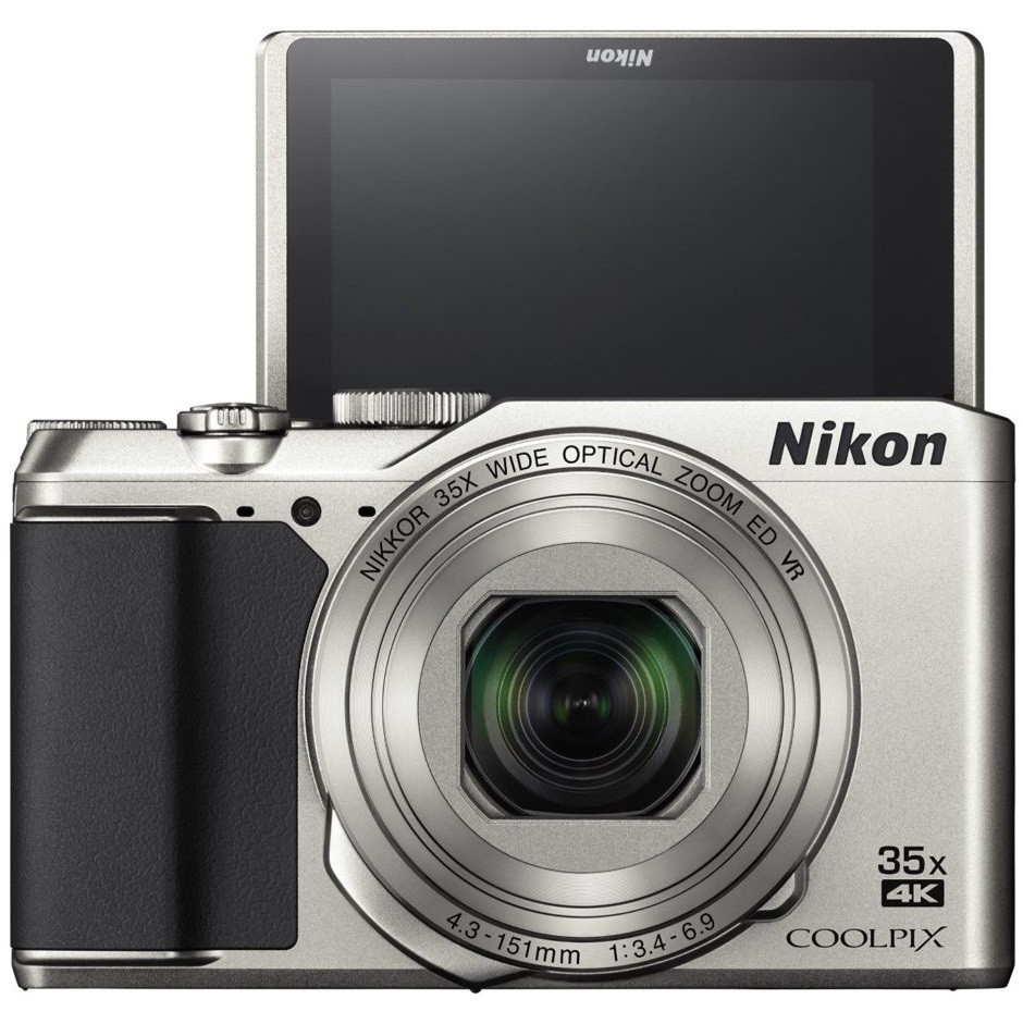 NIKON CoolPix A900 Srebrny 4K 35xZOOM WiFi BT + GRATISY + KURIER 0zł