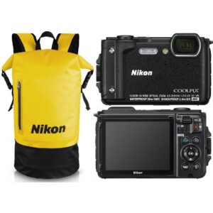 NIKON W300 4K Czarny Wodoodporny + ETUI + PLECAK NIKON + GRATISY + KURIER 0zł