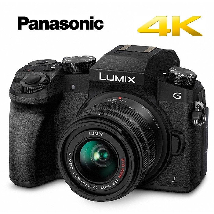 PANASONIC Lumix DMC-G7 Czarny + 14-42mm II F3.5-5.6 + filtr UV