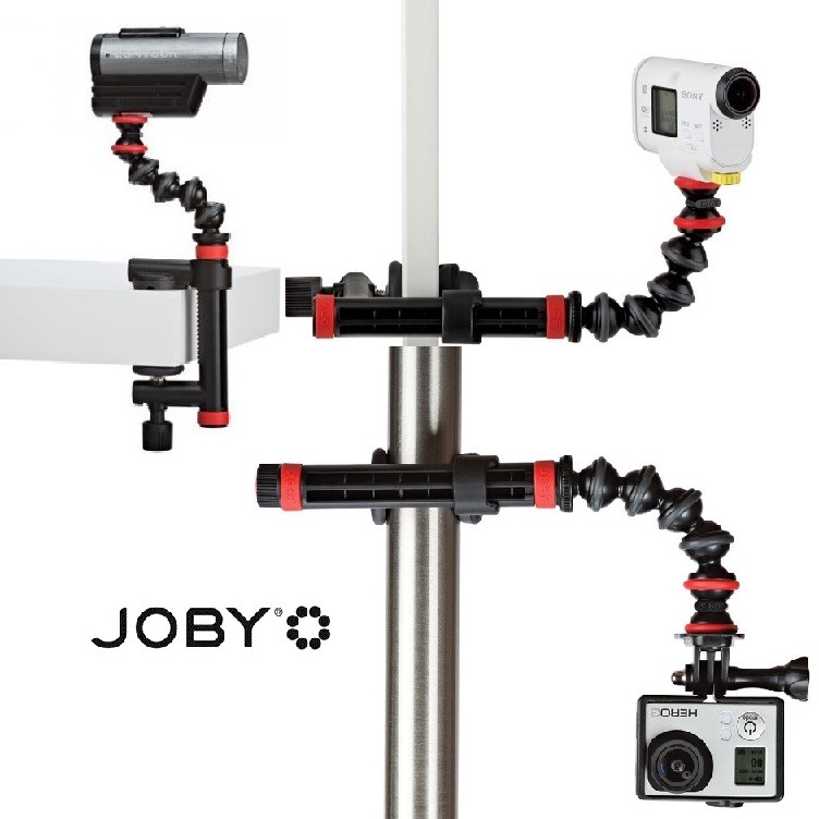 Statyw JOBY Action Clamp + GorillaPod Arm + uchwyt do GoPro Sony Contour