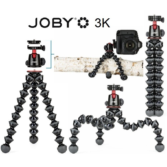 Statyw JOBY GorillaPod 3K z głowicą kulową do 3kg