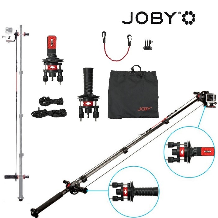 JOBY Action Jib Kit Zestaw, kołowrotków do montażu na dowolnym wysięgniku do VIDEO