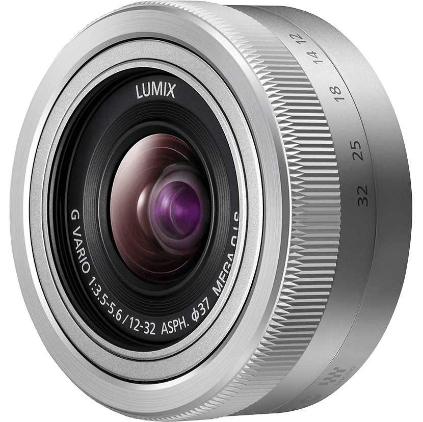 PANASONIC Lumix G VARIO 12-32mm F3.5-5.6 ASPH MEGA O.i.S. srebrny