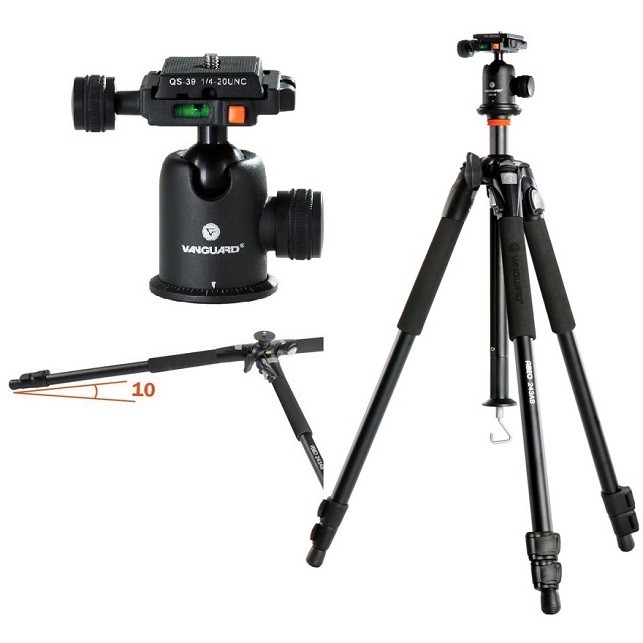 VANGUARD ABEO 243AB + GŁOWICA KULOWA SBH-50