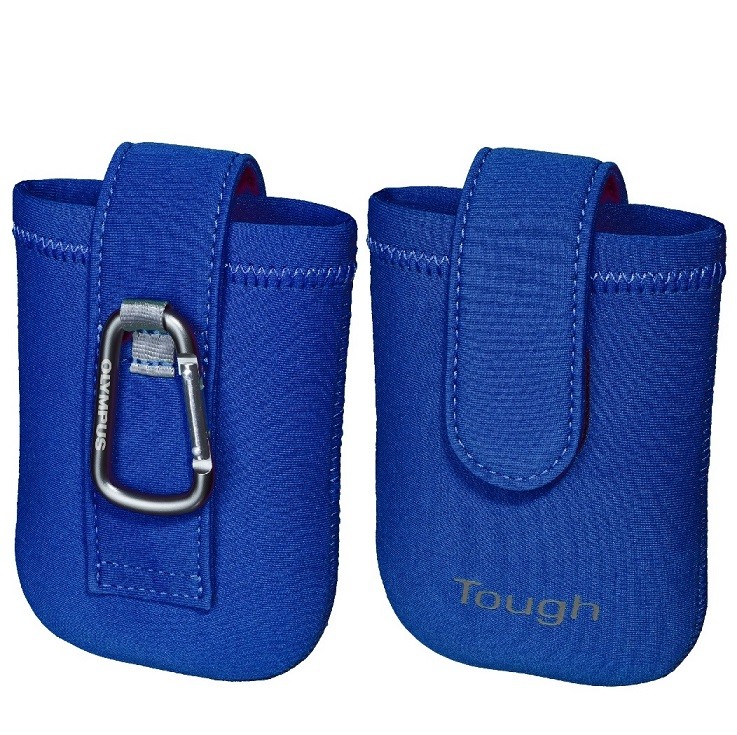 OLYMPUS TOUGH NEOPRENOWE, NIEBIESKIE etui do TG-7 TG-6 TG-5 TG-4 TG-3 TG-2 TG-1