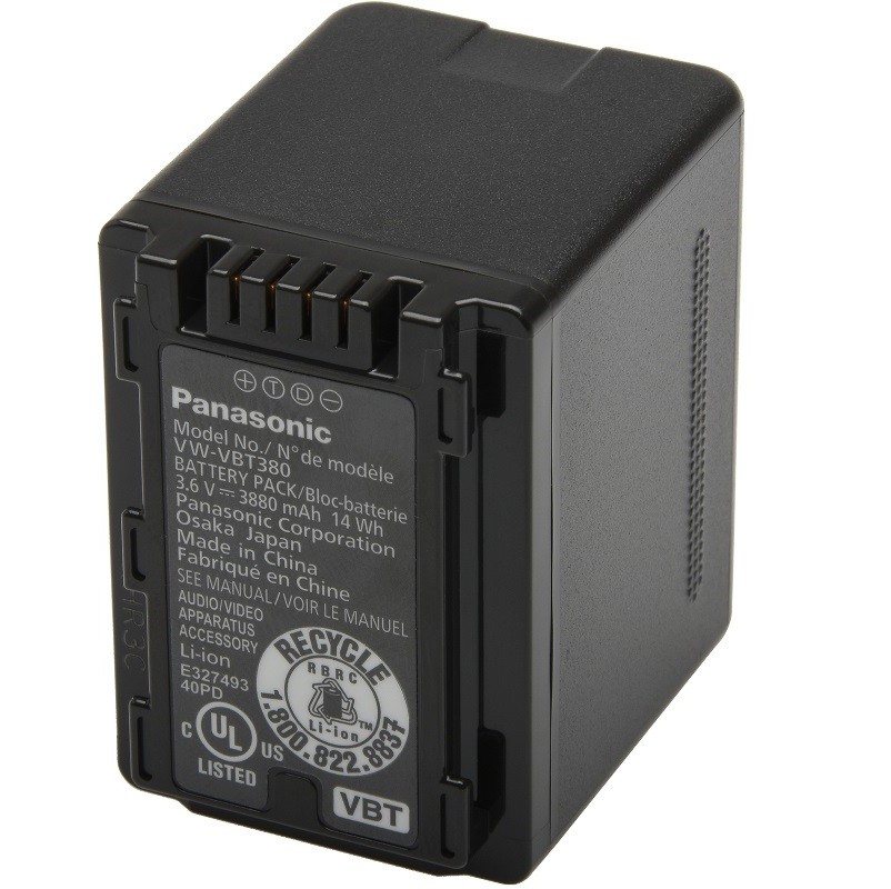 PANASONIC VW-VBT380 3880mAh oryginalny akumulator do KAMER HC-V770 HC-V800 HC-VXF990 HC-VX1 HC-VXF1