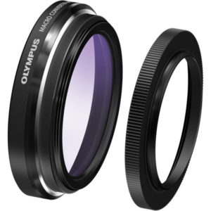 OLYMPUS MCON-P02 konwerter MACRO do 14-42mm II R, 14-42mm EZ, 12mm, 17mm, 25mm, 45mm