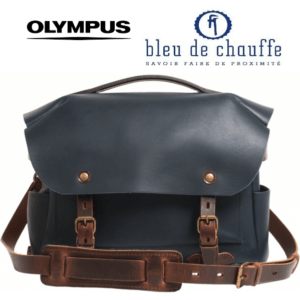 OLYMPUS Torba foto skórzana Bleu de Chauffe ARLES L 40x27x13mm