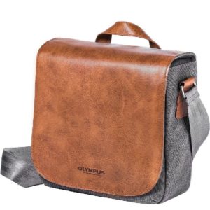 OLYMPUS OM-D MINI Messenger Bag Kurierska torba foto SKÓRA 21,5x17x9,5cm