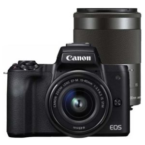 CANON EOS M50 + 15-45mm IS STM + 55-200mm IS STM + FILTRY UV + GRATISY + KURIER 0zł