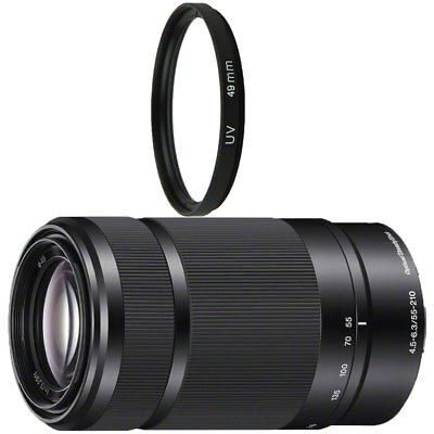SONY E 55-210mm F4,5-6,3 OSS czarny + filtr UV + BOX