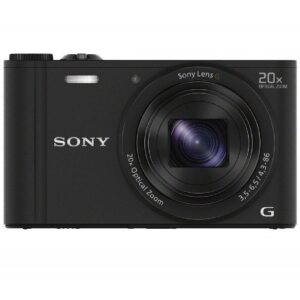 SONY DSC-WX350 czarny 20xZOOM WiFi NFC + etui