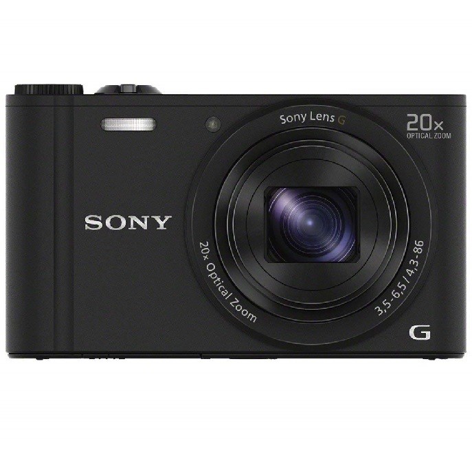 SONY DSC-WX350 czarny 20xZOOM WiFi NFC + etui