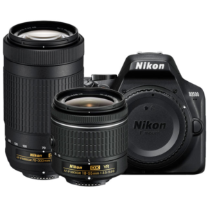 NIKON D3500 + 18-55mm VR + 70-300mm VR + FILTRY UV +TORBA NIKON + GRATISY + KURIER 0zł