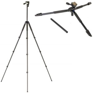 SLIK SPRINT PRO III 3Way czarny aluminium 4-sekcje + GŁOWICA 3W; podróżny do 160cm