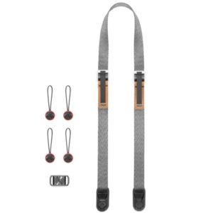 PEAK DESIGN LEASH v3 szary Pasek na szyję do lekkich aparatów.