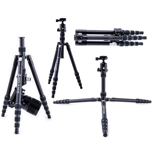 VANGUARD VESTA TB 235CB KARBONOWY Statyw FOTO, VIDEO, 5-sekcji, 37,5-143cm do 4,5kg + GŁOWICA KULOWA