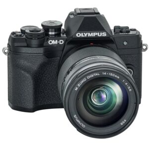 OLYMPUS E-M10 IV CZARNY + 14-150mm F4.0-5,6 II + KURIER 0zł + 4 GRATISY