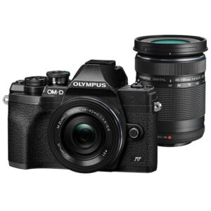 OLYMPUS E-M10 IV czarny + 14-42mm EZ + 40-150mm R
