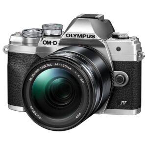 OLYMPUS E-M10 IV SREBRNY + 14-150mm F4.0-5,6 II, 30 miesięcy GWARANCJI + KURIER 0zł + 3 GRATISY + LAMPKA LED