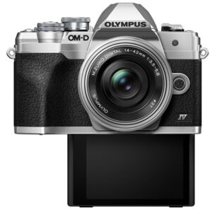 OLYMPUS E-M10 IV SREBRNY + 14-42mm EZ PANCAKE + KURIER 0zł + 3 GRATISY