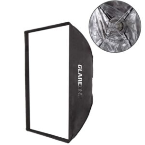 GlareOne Easy Fold 60x90cm SZYBKI MONTAŻ, mocowanie Bowens, softbox + etui