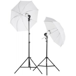 QUADRALITE LEDTuber zestaw światła ciągłego: 2x żar. LED, 2x parasol, 2x oprawa, 2x statyw, torba