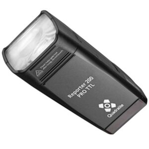 QUADRALITE Reporter 200 PRO TTL lampa reporterska + opcja z GŁOWICĄ 200 TTL C-type LED za 50%