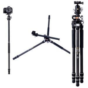 VANGUARD VEO 3+ 263AB PROFI Statyw FOTO, VIDEO.ALUMINIUM, do 172cm do 15kg + GŁOWICA, opcja monopod + KURIER 0zł