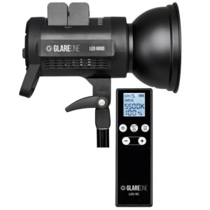 GlareOne LED 600D 600W mocow. Bowens lampa światła ciągłego + PILOT GlareOne LED RC