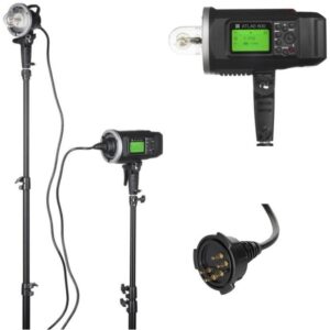 QUADRALITE ATLAS 600 TTL lampa studyjna + ATLAS FH600 Głowica błyskowa