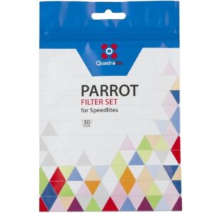 QUADRALITE PARROT zestaw filtrów, 30szt. do lamp Reporter, Stroboss