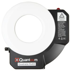 QUADRALITE RX400 RingFlash Lampa pierścieniowa LED na akumulator