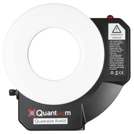 QUADRALITE RX400 RingFlash Lampa pierścieniowa LED na akumulator