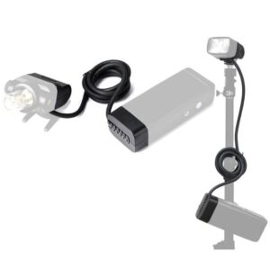 QUADRALITE Reporter 200 TTL Extension Flash Head, przedłużacz 2m do lamp Reporter 200 TTL, 200 PRO TTL