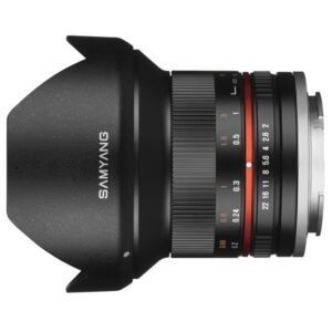 SAMYANG 12mm F2.0 NCS CS czarny do FUJIFILM, FUJI X