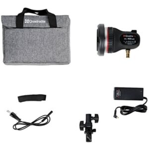 QUADRALITE SVL-400 LED PLUS Lampa 40W, mocowanie Bowens + torba + zasilacz + uchwyt statywowy