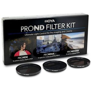 HOYA PRO ND FILTER KIT 49mm - 3 filtry szare: ND8, ND64, ND1000