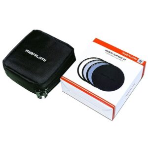 MARUMI Magnetic Slim BASIC KIT 67mm, zestaw: filtr ochronny/adapter magnetyczny + filtr szary ND16 + filtr polaryzacyjny + dekielek magnet.+ etui