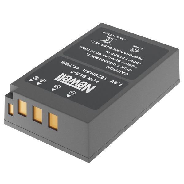 NEWELL BLS-5, BLS-50 Akumulator 1620mAh do OLYMPUS BLS-5, BLS-50 E-M5 III OM-5 E-M10 IV E-M10 III E-M10 II E-M10 E-PL10 E-PL9 E-PL8 E-PL7